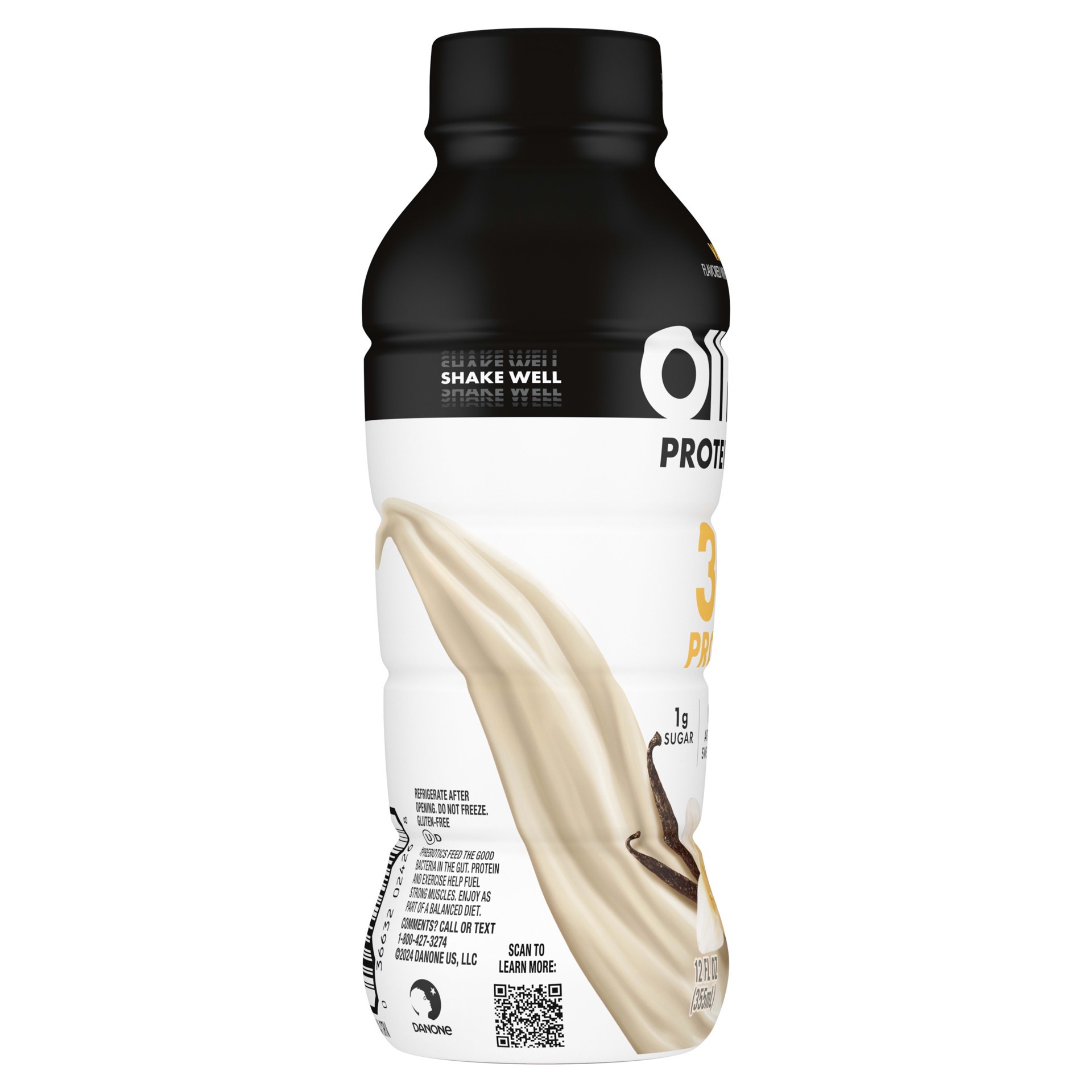 slide 5 of 5, Oikos Protein Shake, Vanilla, 30g Protein, Shelf Stable, 12 Fl Oz Bottle, 12 fl oz