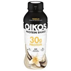 Oikos Protein Shake, Vanilla, 30g Protein, Shelf Stable, 12 Fl Oz Bottle