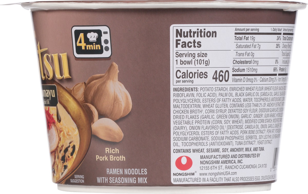 slide 6 of 9, Nongshim Premium Tonkotsu Noodle Soup 3.56 oz, 3.56 oz