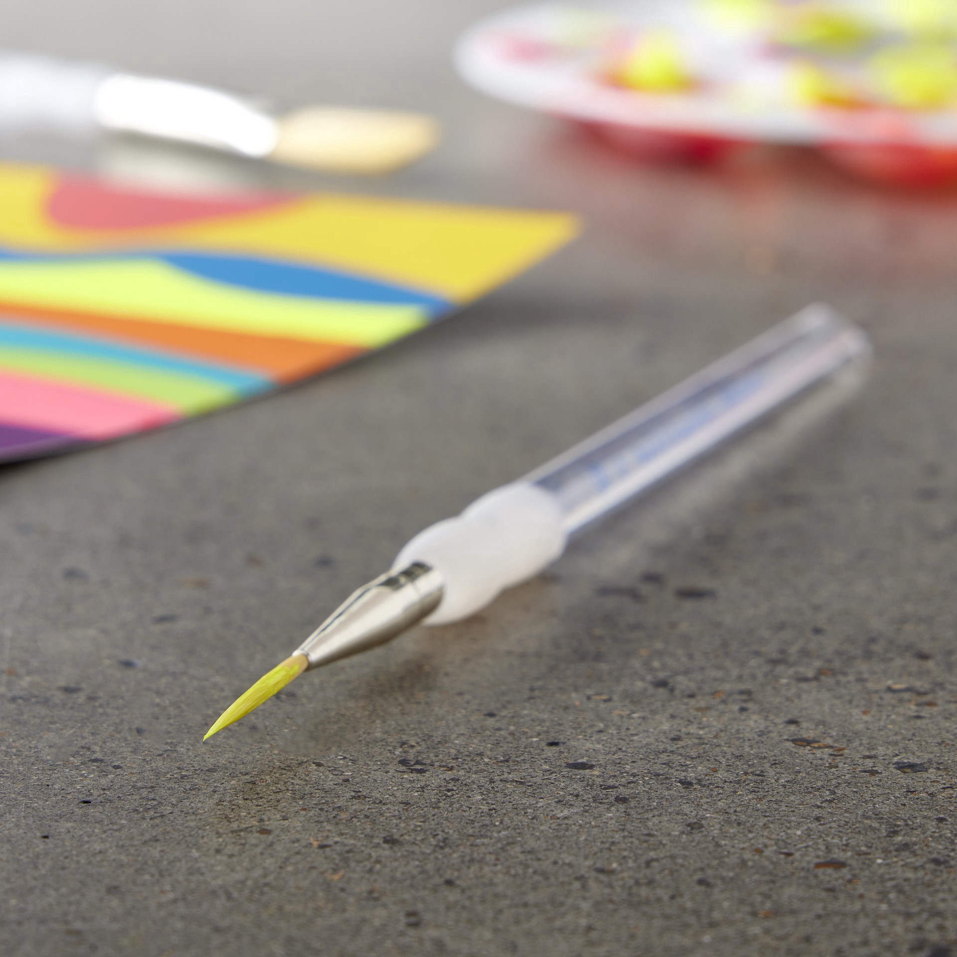 slide 2 of 2, Royal & Langnickel Soft-Grip Script Liner Brush, 1 ct