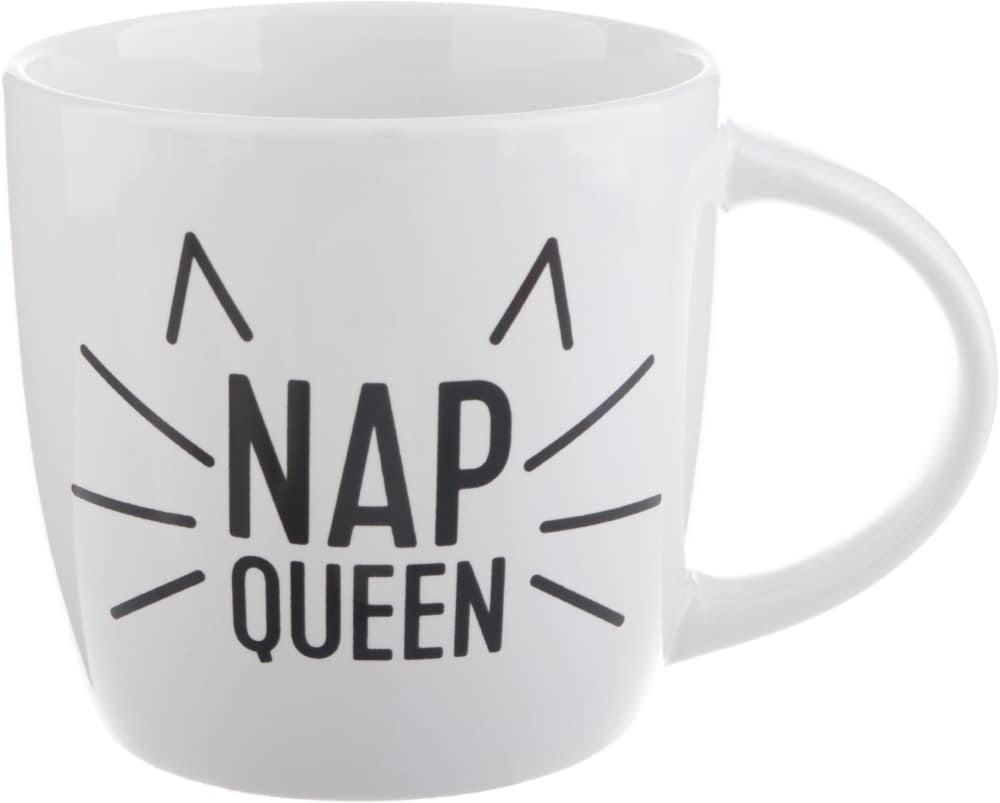 slide 1 of 1, Formation Brands Nap Queen Cat Mug - White, 18 oz