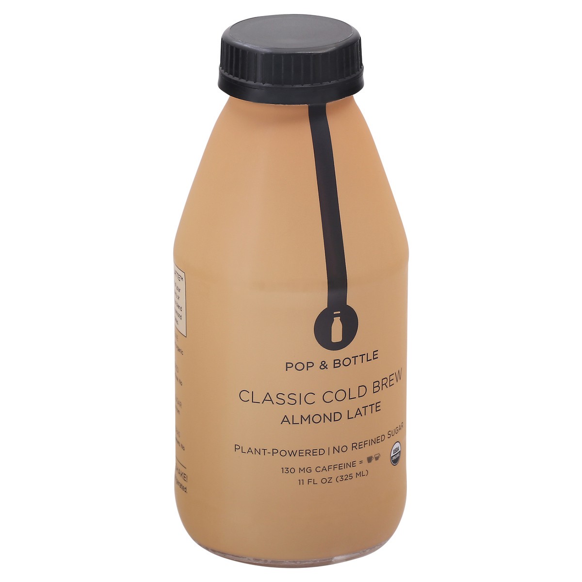 slide 2 of 9, Pop & Bottle Classic Cold Brew Almond Latte - 11 fl oz, 11 fl oz