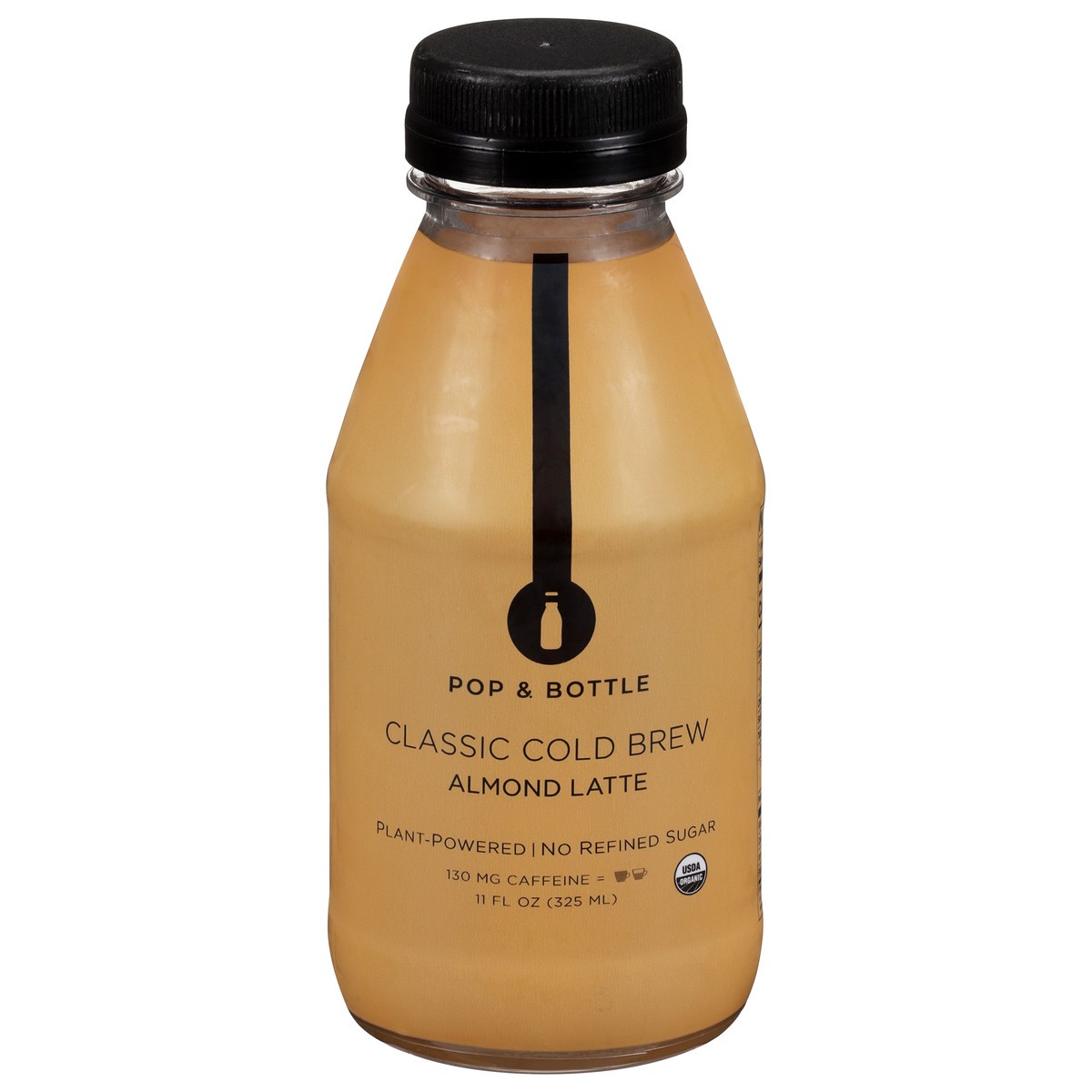 slide 1 of 9, Pop & Bottle Classic Cold Brew Almond Latte - 11 fl oz, 11 fl oz