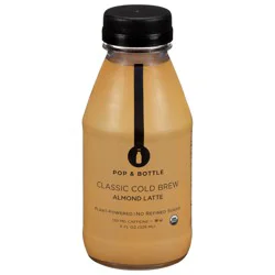 Pop & Bottle Classic Cold Brew Almond Latte - 11 fl oz