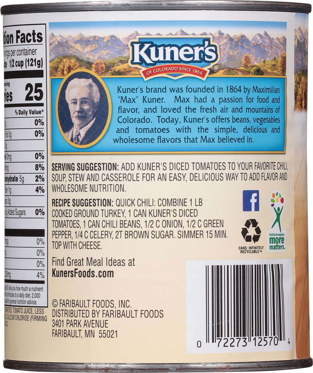 slide 5 of 9, Kuner's Diced Tomatoes in Tomato Juice 28 oz, 28 oz