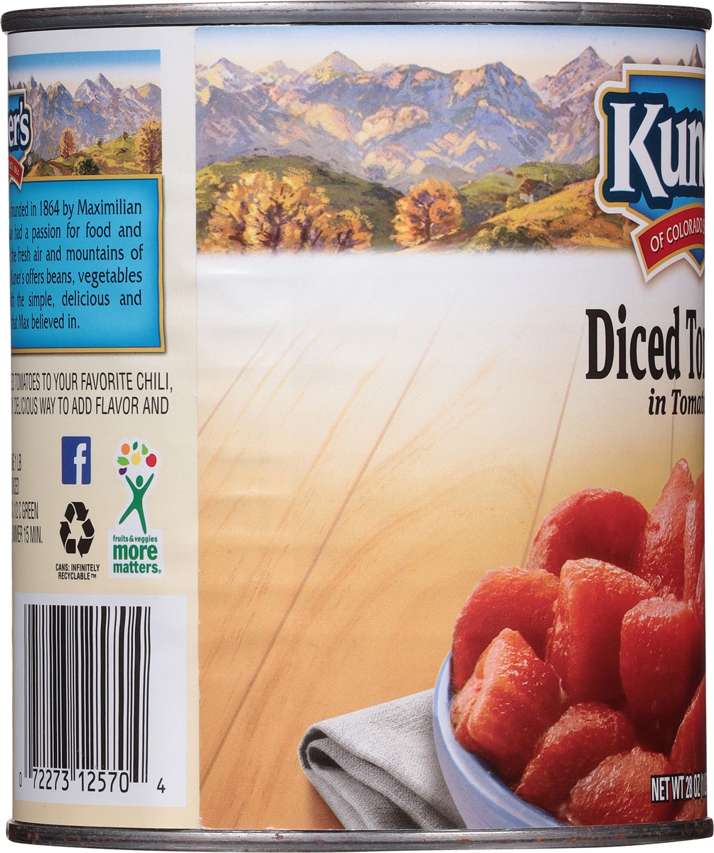 slide 2 of 9, Kuner's Diced Tomatoes in Tomato Juice 28 oz, 28 oz