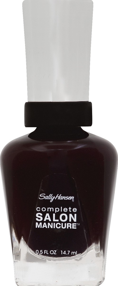 slide 2 of 2, Sally Hansen Complete Salon Manicure - Pat on The Black, 0.5 fl oz