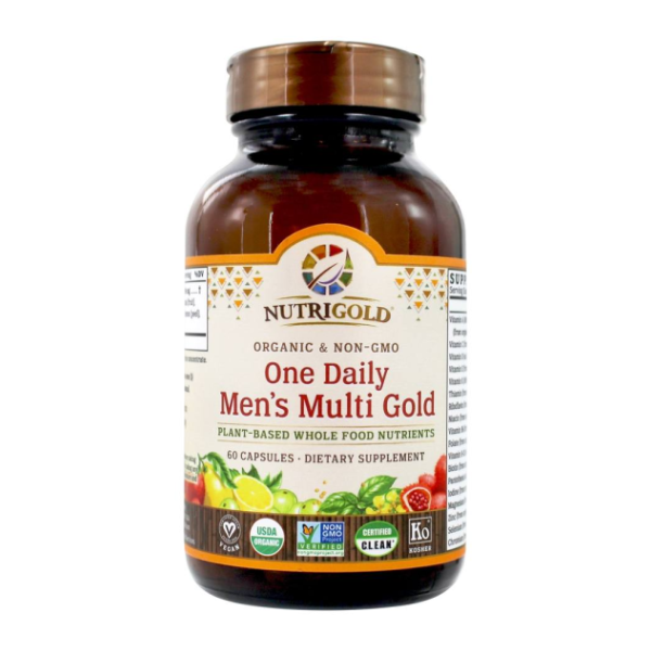 slide 1 of 1, Winged Wellness Nutrigold One Daily Men's Multi Gold, 60 ct