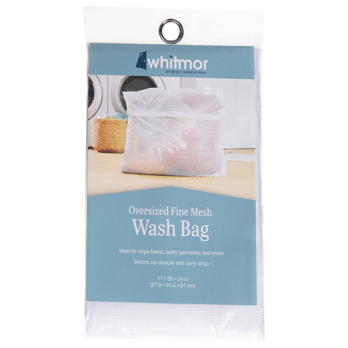 slide 9 of 9, Whitmor Oversized Wash Bag, 1 ct