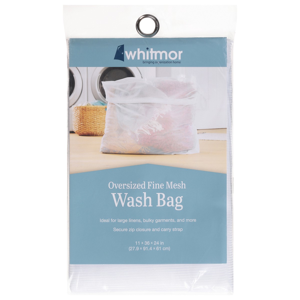 slide 1 of 9, Whitmor Oversized Wash Bag, 1 ct