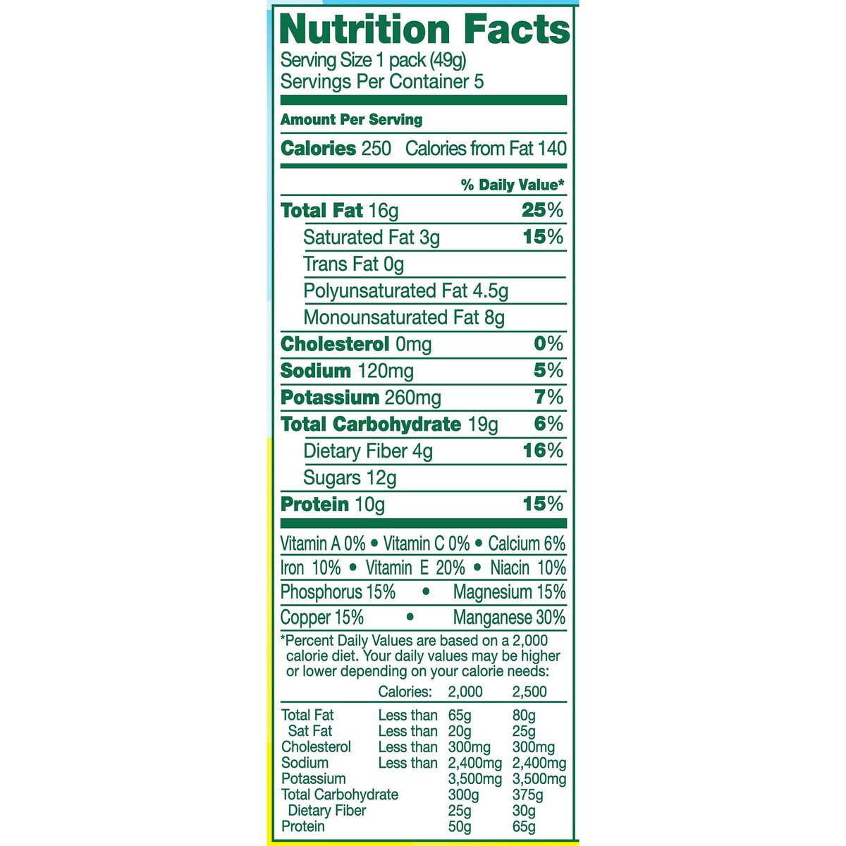 slide 4 of 8, Planters NUTrition Chocolate Nut Protein Mix, 5 ct; 8.6 oz