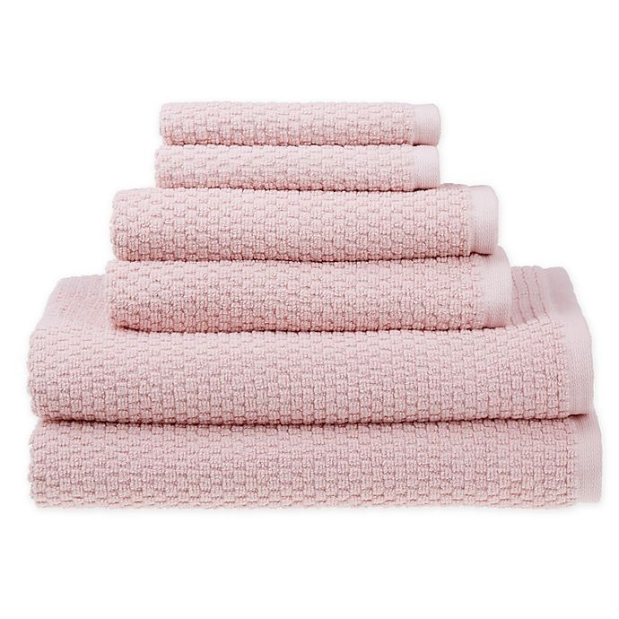 slide 1 of 1, SALT Quick Dry Towel Set - Peach, 6 ct