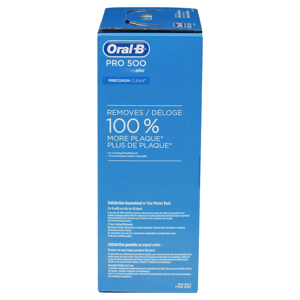 slide 29 of 39, Oral-B Pro 500 Precision Clean Electric Rechargeable Toothbrush, 1 ct