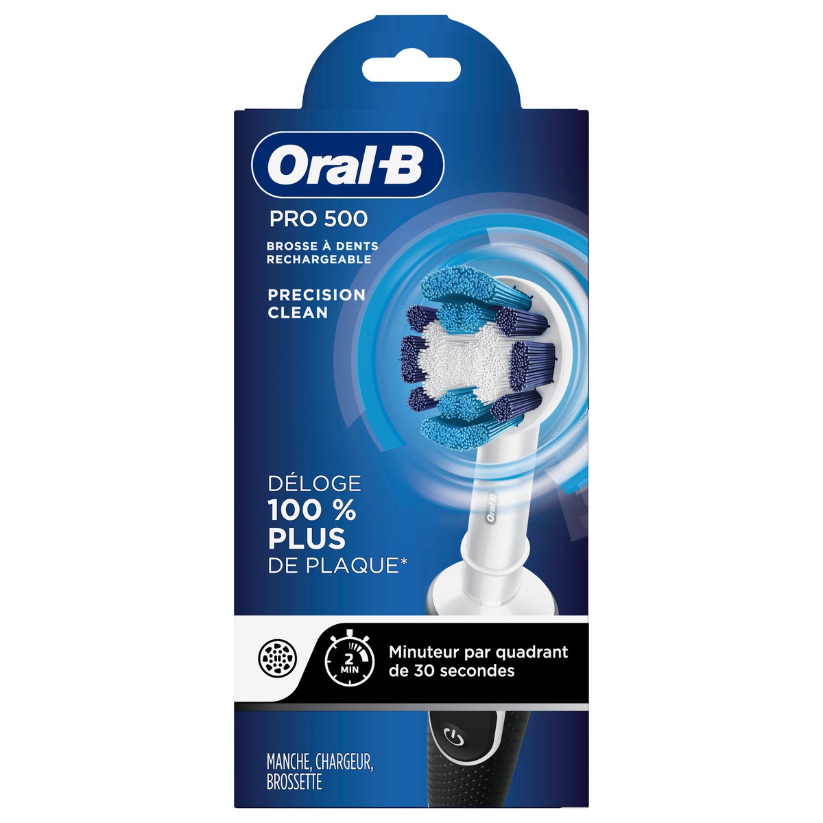 slide 1 of 39, Oral-B Pro 500 Precision Clean Electric Rechargeable Toothbrush, 1 ct