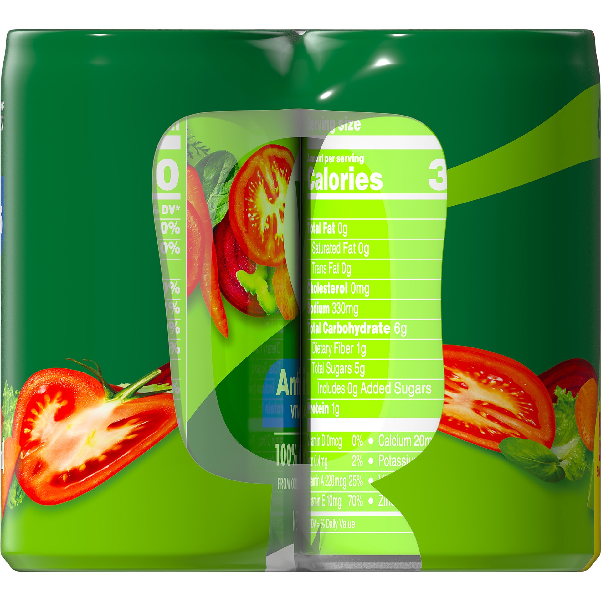 slide 4 of 5, V8 Antioxidants Original 100% Vegetable Juice, 5.5 fl oz Can (6 Pack), 33 oz