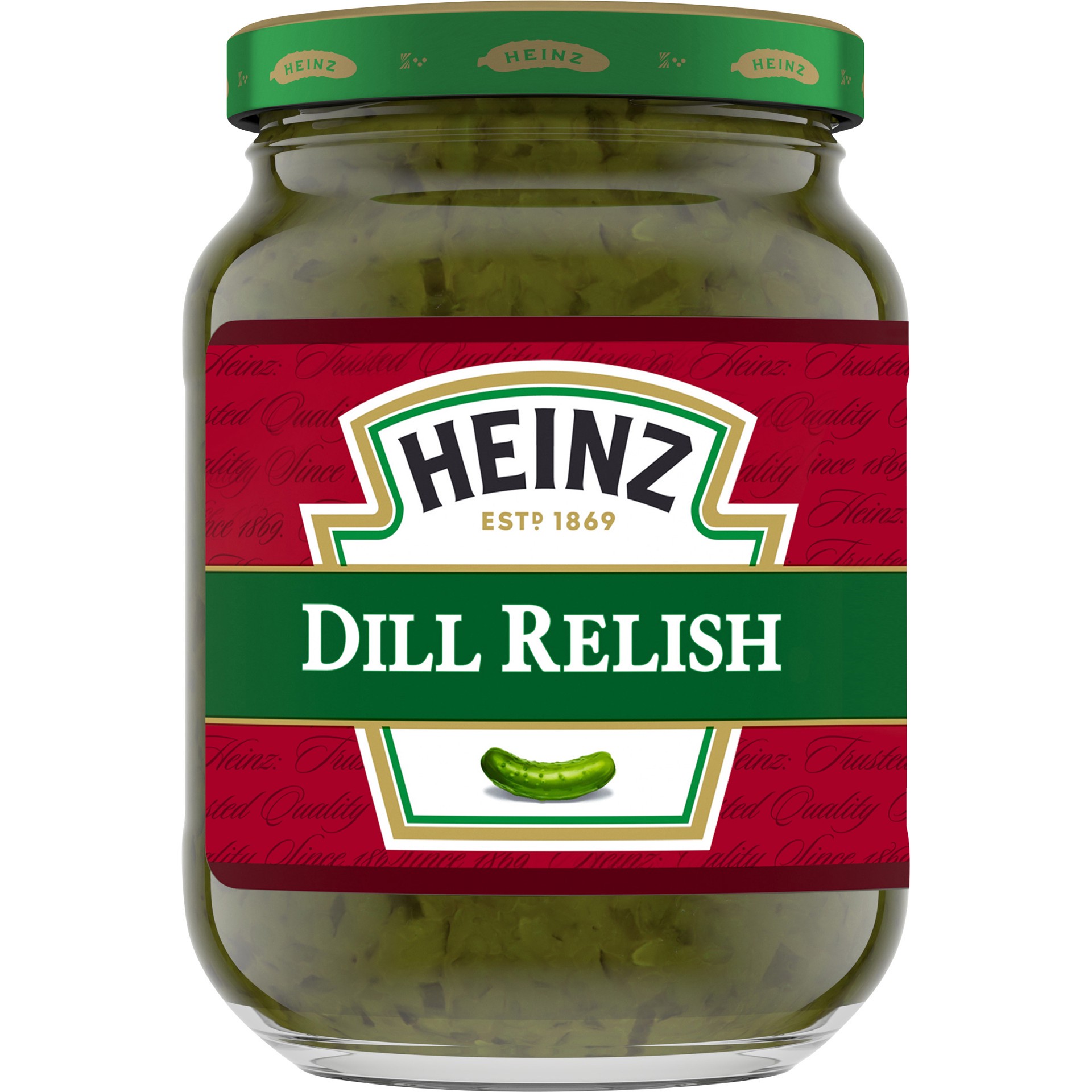 slide 1 of 2, Heinz Dill Relish, 10 fl oz Jar, 10 oz