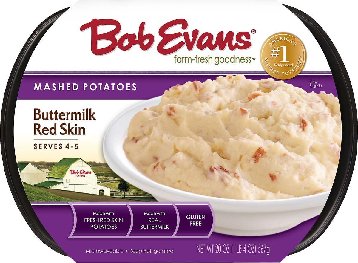 slide 4 of 4, Bob Evans Buttermilk Red Skin Mashed Potatoes, 20 oz