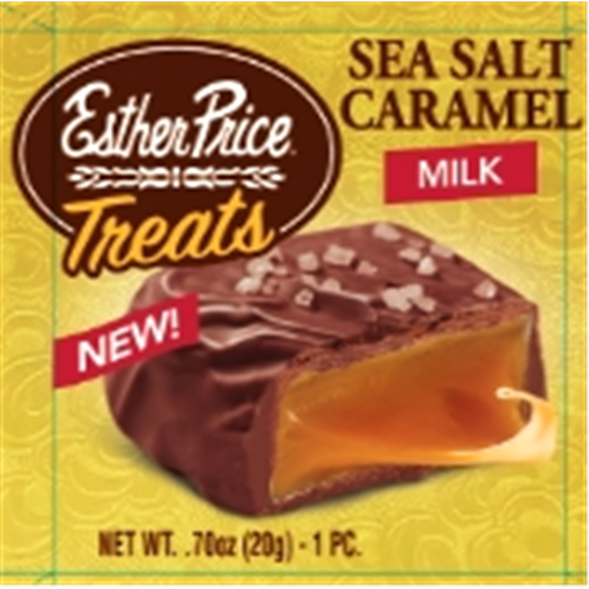 slide 1 of 9, Esther Price Sea Salt Caramel Milk Chocolate, 7 oz