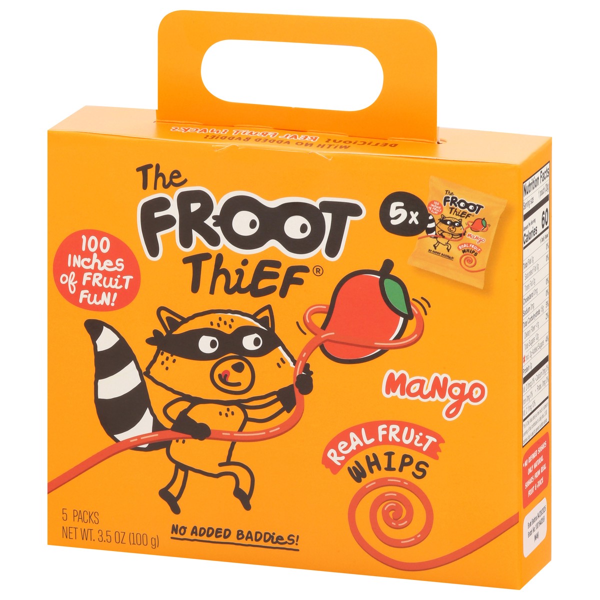 slide 4 of 4, The Froot Thief Real Fruit Mango Whips 5 Packs, 5 ct