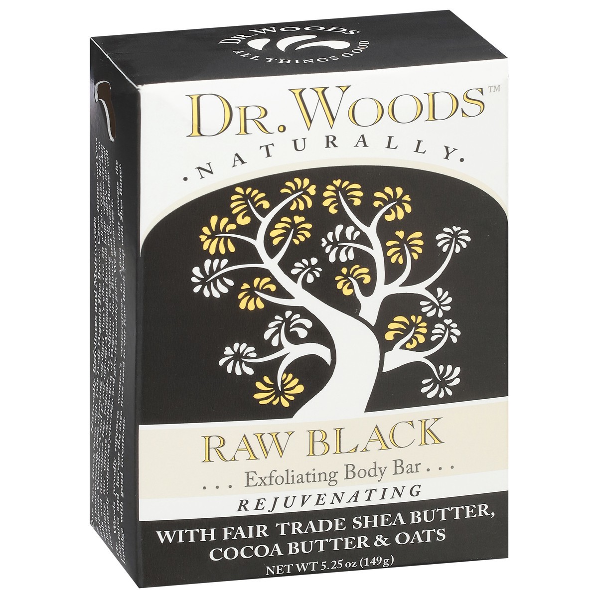 slide 2 of 9, Dr. Woods Naturally Rejuvenating Raw Black Exfoliating Body Bar 5.25 oz, 5.25 oz