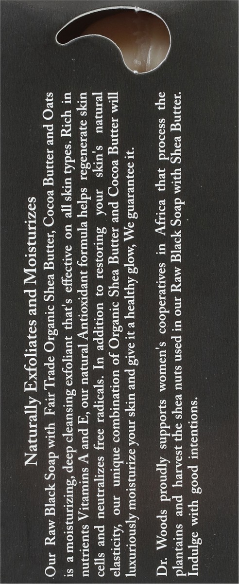 slide 9 of 9, Dr. Woods Naturally Rejuvenating Raw Black Exfoliating Body Bar 5.25 oz, 5.25 oz