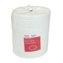 slide 1 of 1, GFS 10 1/4" White Foam Plates, 135 ct