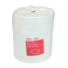 GFS 10 1/4" White Foam Plates