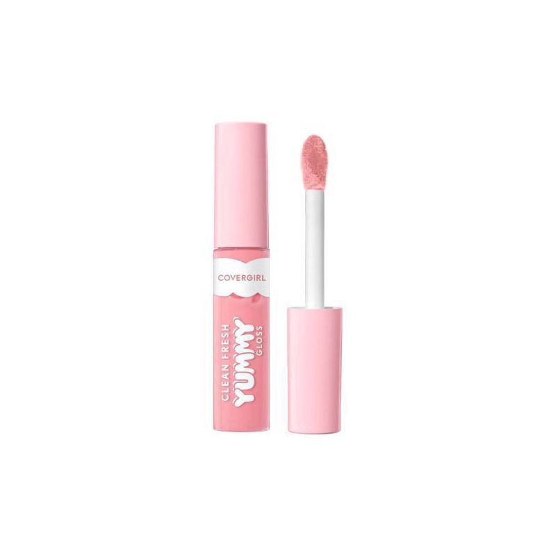 slide 1 of 11, COVERGIRL Clean Fresh Yummy Gloss Daylight Collection - 50 Daylight Pink - 0.33 fl oz, 0.33 fl oz