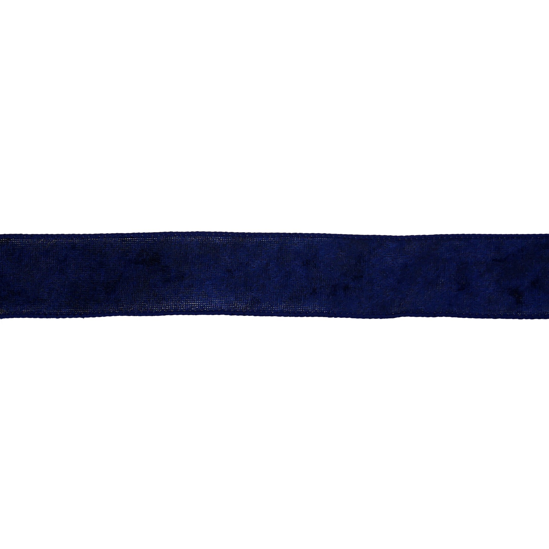 slide 3 of 3, 1.5" X 25ft. Navy Velvet Wired Ribbon By Celebrate It, 1.5 in x 25 ft