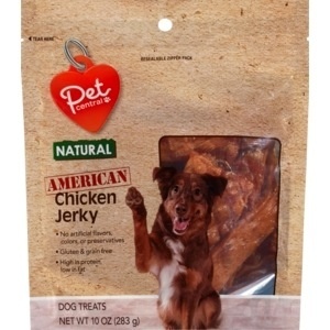 slide 1 of 1, Pet Central Pet Central Chicken Jerky Dog Treats, 10 oz