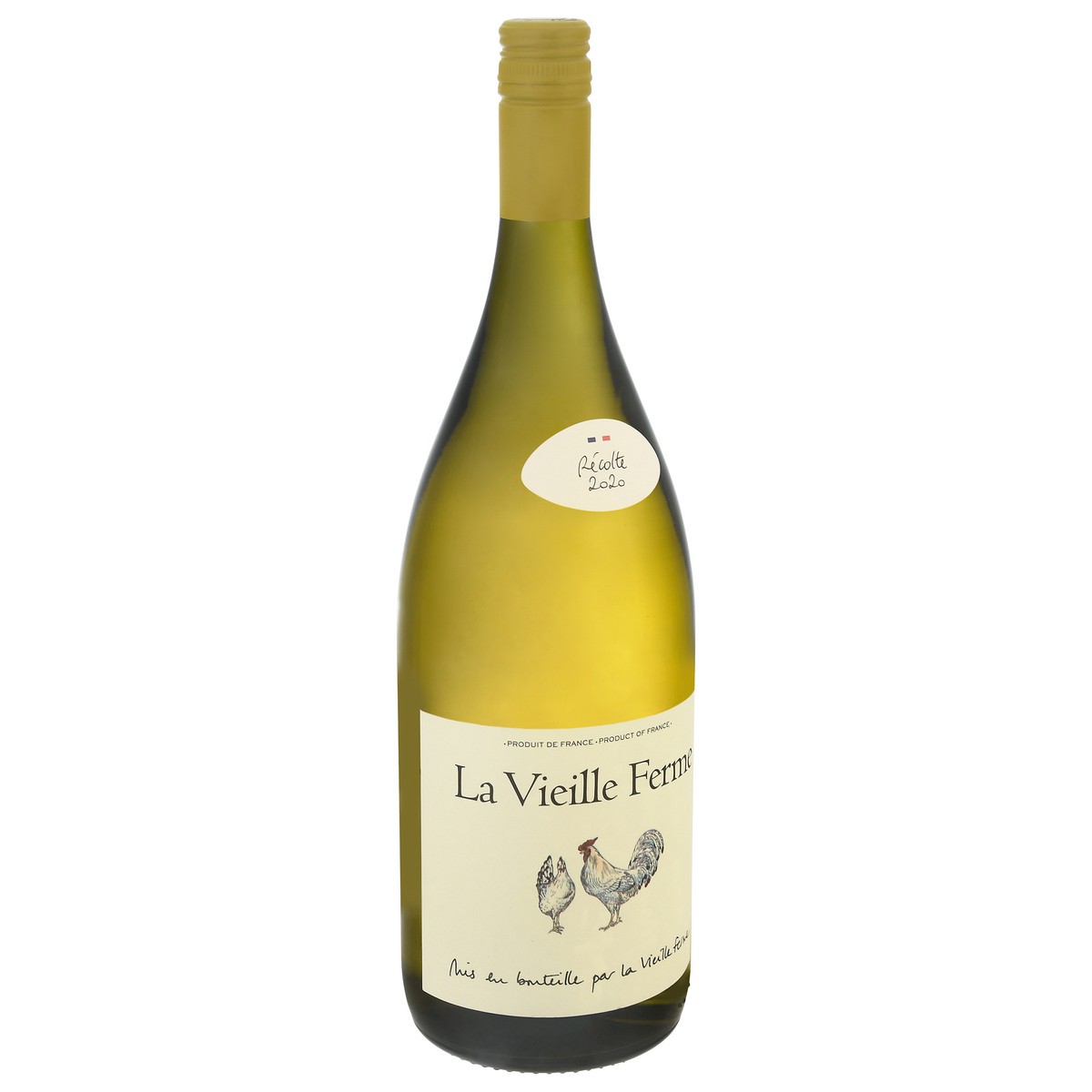 slide 4 of 12, La Vieille Ferme (Perrin &Amp; Fils) Blanc White Southern Rhone Blend, 1.5 liter