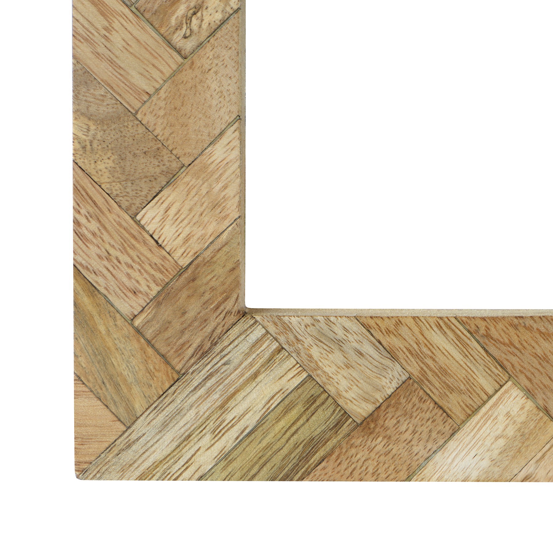 slide 2 of 3, 5" X 7" Natural Herringbone Wood Tabletop Frame, Atelier By Studio Decor, 5 in x 7 in