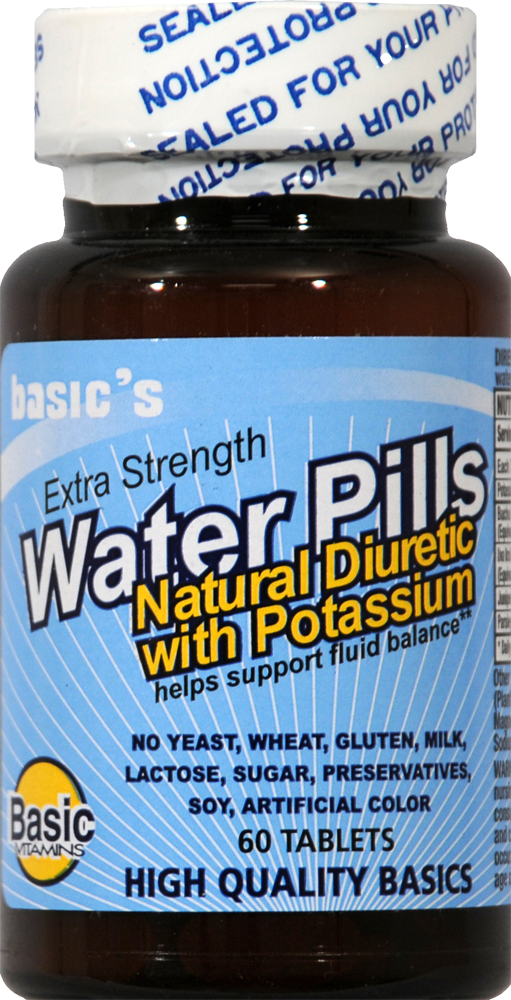 slide 1 of 1, Basic Water Pill - 60 ct, 60 ct