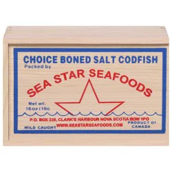 Sea Star Seafoods Choice Boned Salt Codfish 16 oz