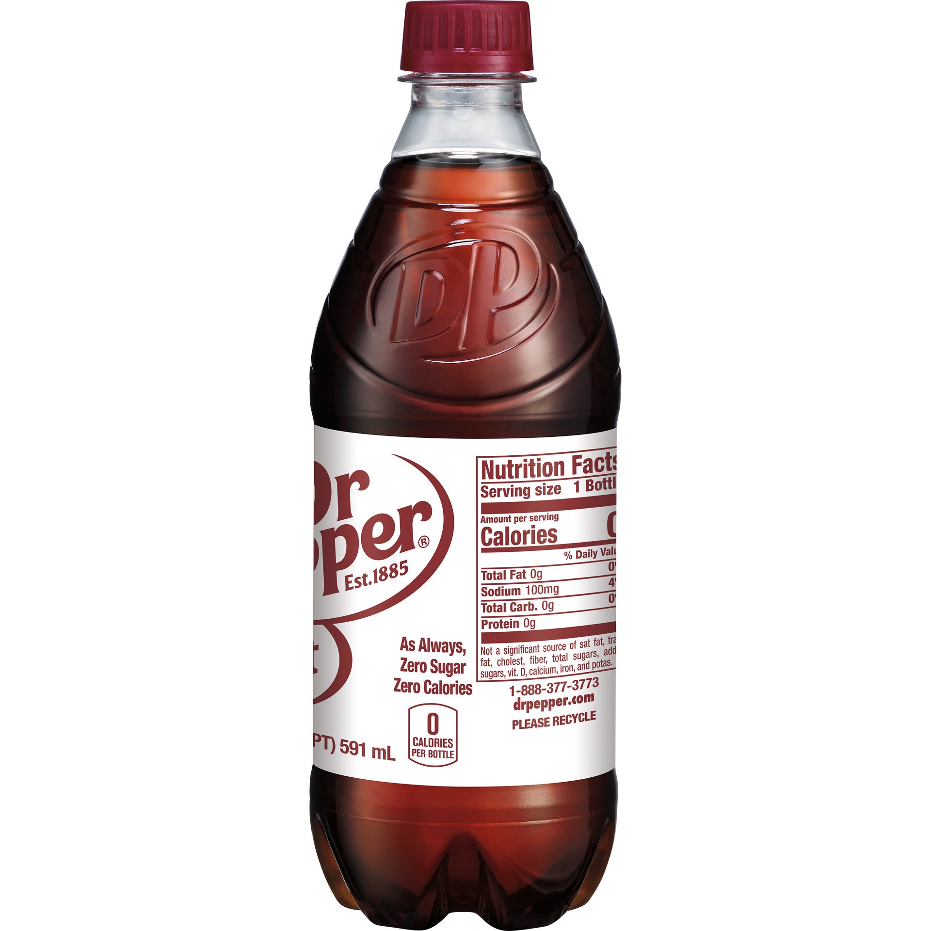 slide 2 of 5, Dr Pepper Diet Soda 20 fl oz, 20 oz