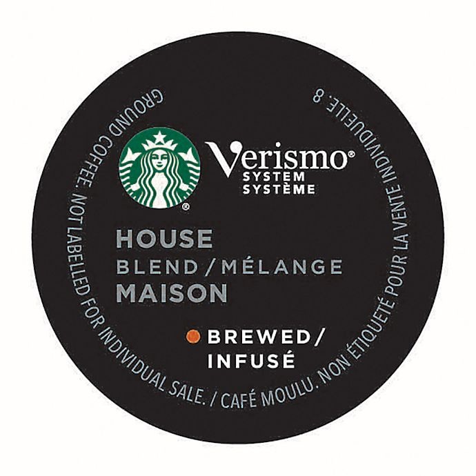 slide 1 of 4, Starbucks Verismo House Blend Brewed Coffee Pods, 12 ct