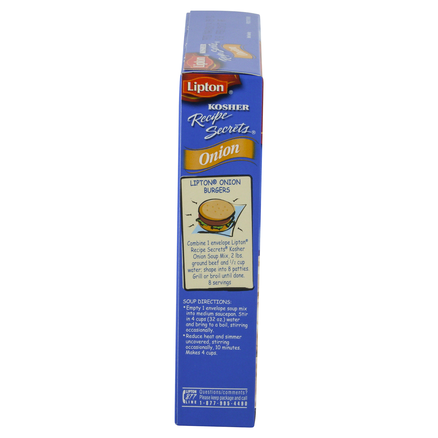 slide 2 of 4, Lipton Recipe Secrets Recipe Soup & Dip Mix Onion Recipe - 2 Count, 2 ct