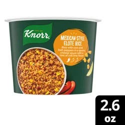 Knorr Rice Cup Side Meal Mexican Elote Rice Cup 2.6 OZ