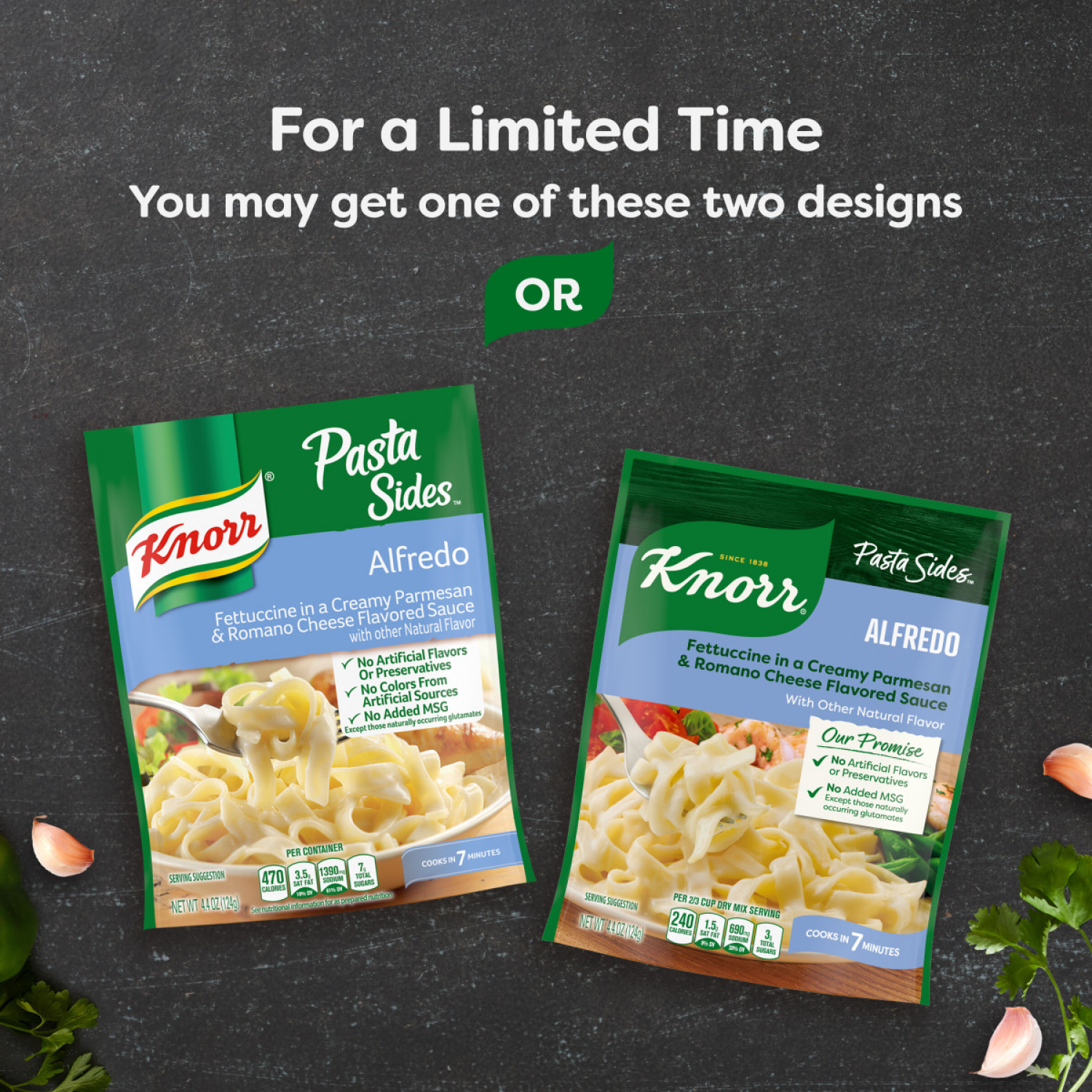 slide 3 of 4, Knorr 4.4 oz Pasta Sides Fettuccine Alfredo, 4.4 oz
