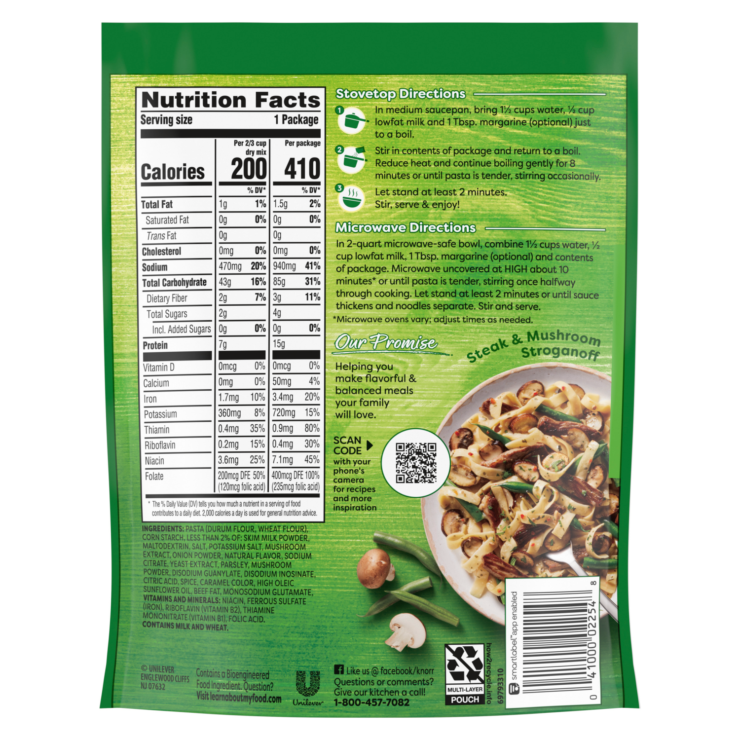 slide 6 of 7, Knorr Stroganoff Pasta Sides 4 oz, 4 oz