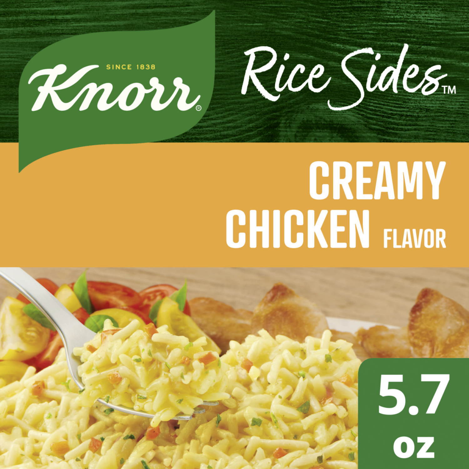 slide 1 of 5, Knorr Creamy Chicken Long Grain Rice and Vermicelli Pasta Blend Rice Sides, 5.7 oz