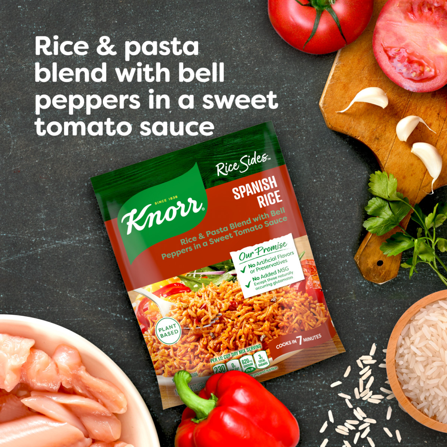 slide 5 of 8, Knorr Spanish Rice Rice Sides, 5.6 oz