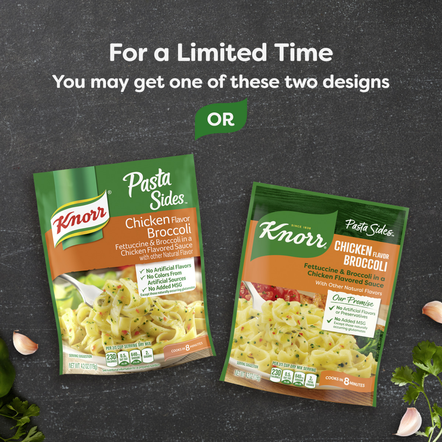 slide 2 of 8, Knorr 4.2 oz Pasta Sides Chicken Broccoli, 4.2 oz