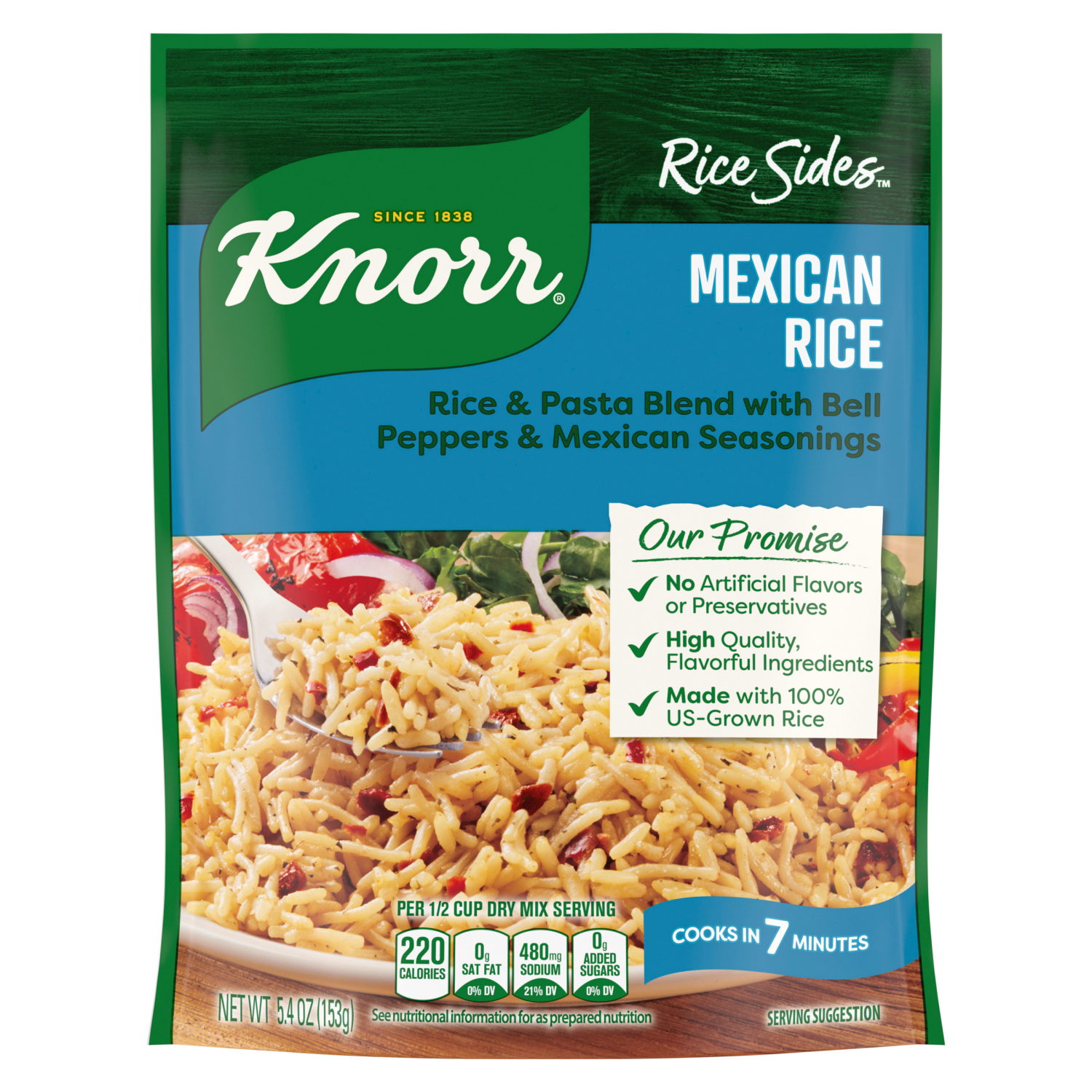 slide 6 of 8, Knorr Mexican Rice Rice Sides, 5.4 oz