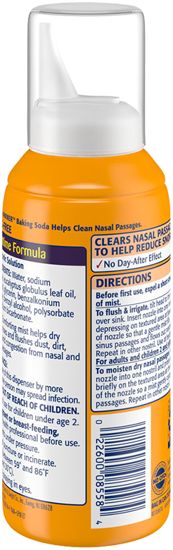 slide 4 of 4, ARM & HAMMER Simply Saline Nasal Mist, Nighttime Formula With Eucalyptus, 4.6 oz