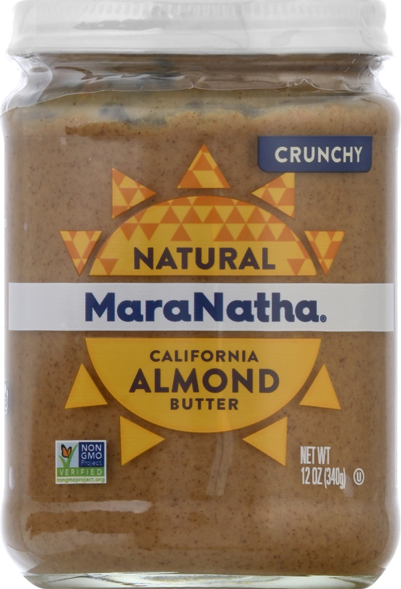 slide 6 of 9, MaraNatha All Natural No Stir Almond Butter Crunchy, 12 oz