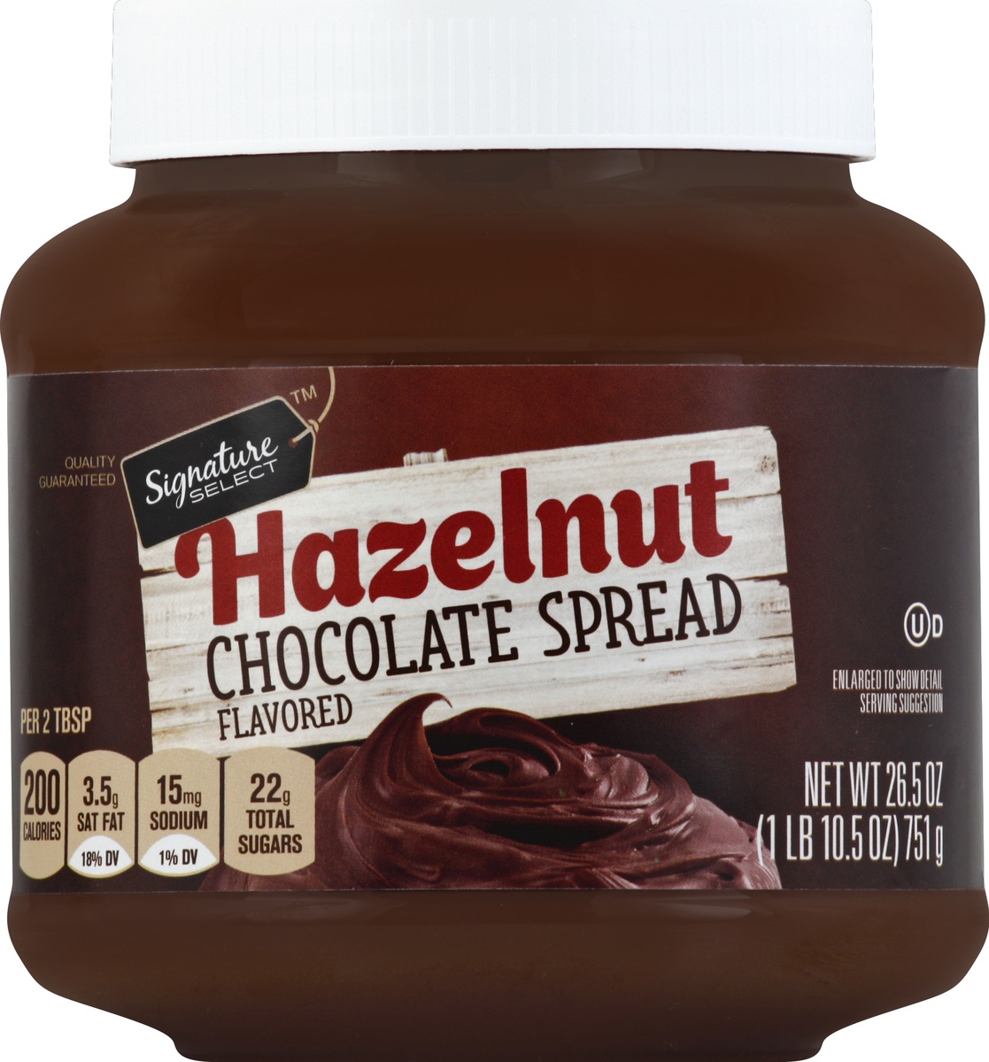 slide 2 of 2, Signature Select Hazelnut Chocolate Spread 26.5 oz, 26.5 oz