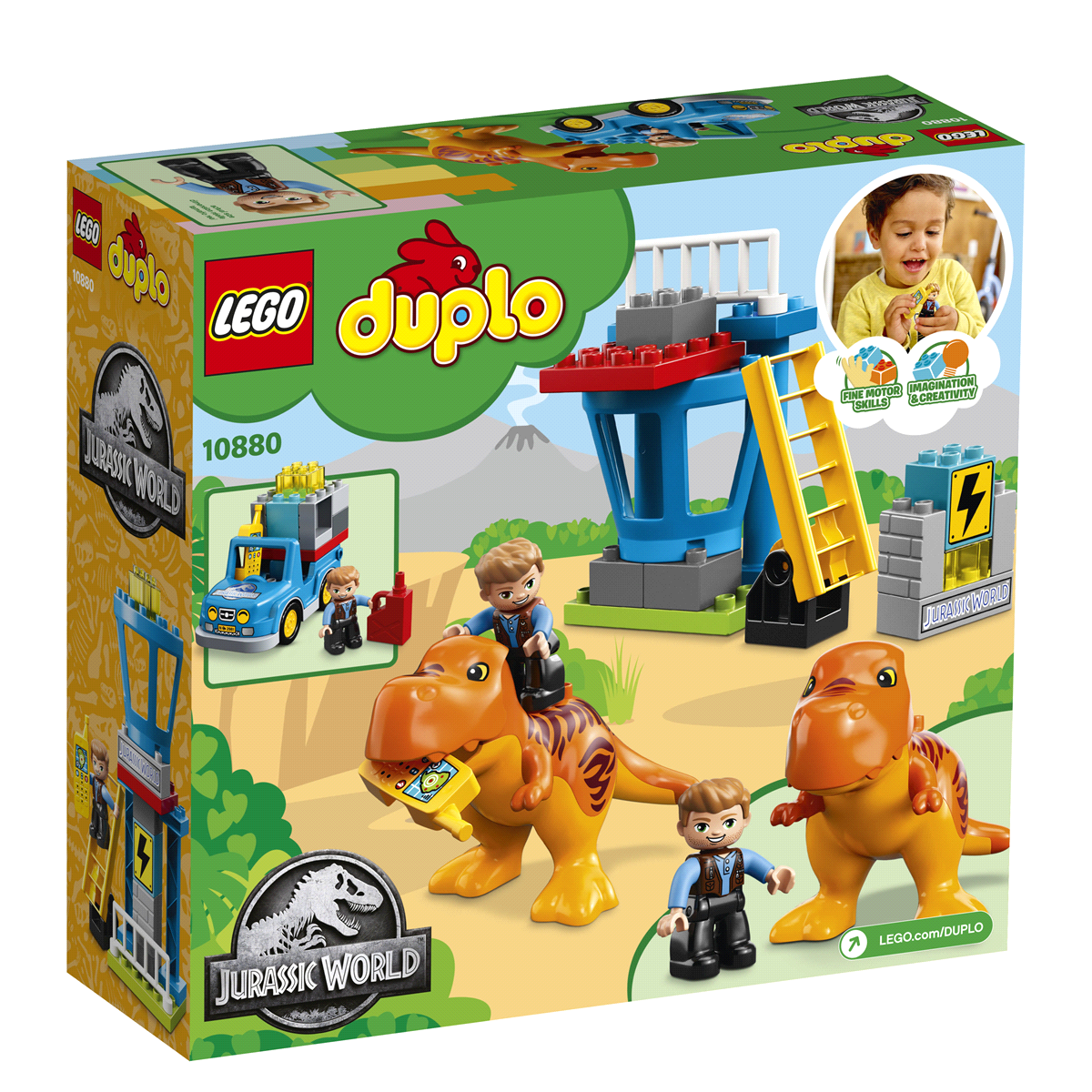 slide 4 of 7, LEGO duplo Jurassic World T.rex Tower 10880, 1 ct