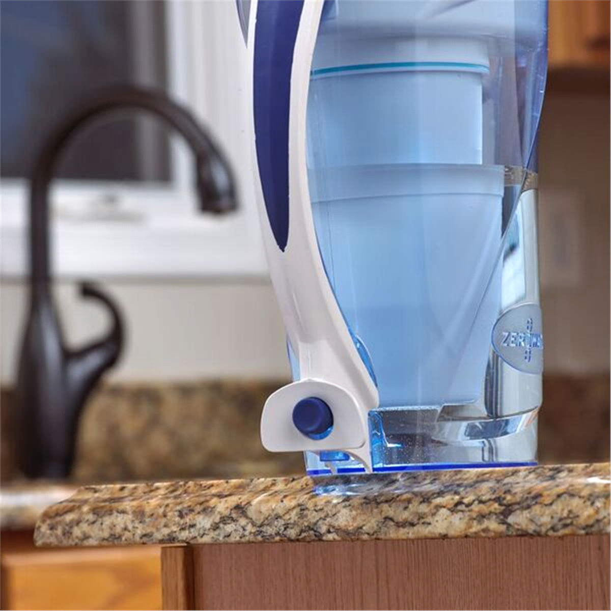 slide 2 of 4, ZeroWater 10 Cup Ready Pour Pitcher With Free TDS Light-Up Indicator (Total Dissolved Solids), 1 ct