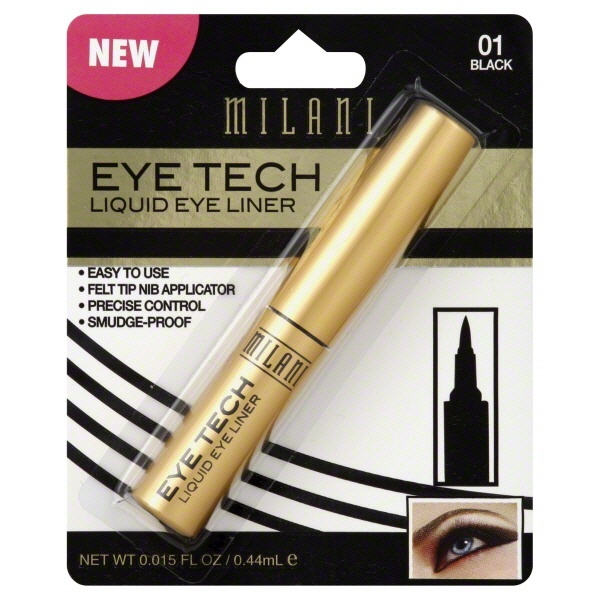 slide 1 of 2, Milani Eye Tech Liquid Eye Liner - Black, 0.015 oz